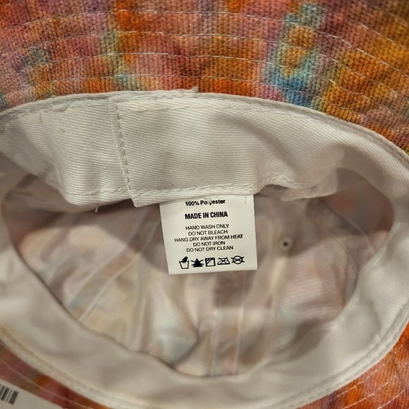 NWT Bucket Hat Tie Dye FA Summer Beach Hat - Picture 3 of 8